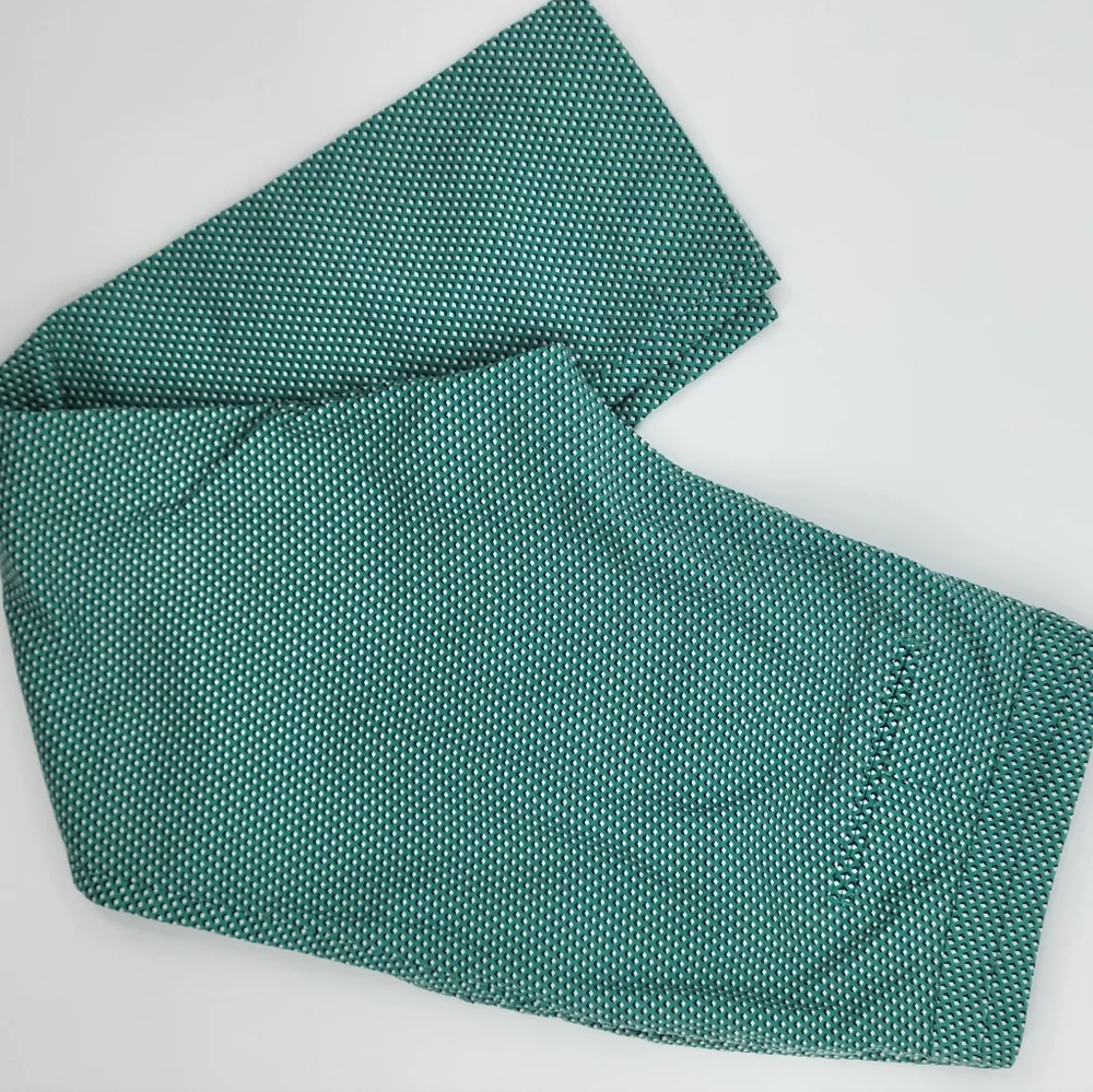 Banana Republic Hampton Fit Green Pattern Pants, Size 6
